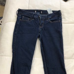 Hollister dark wash skinny jeans